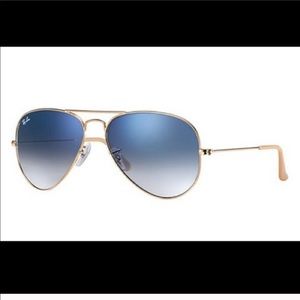 Ray-Ban Artista Blue & Gold Aviators 55MM